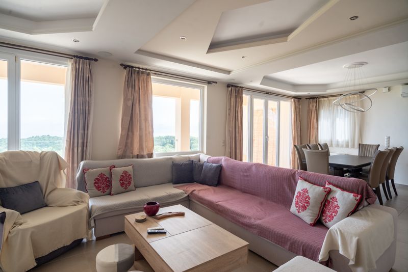 Living room with garden view