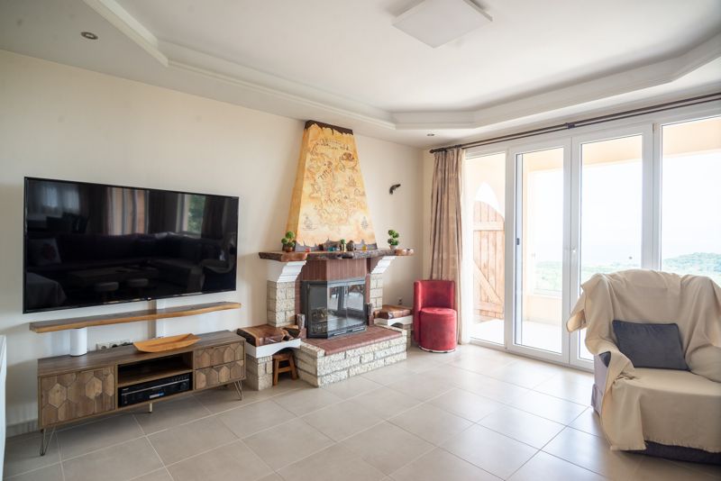 Living room with TV